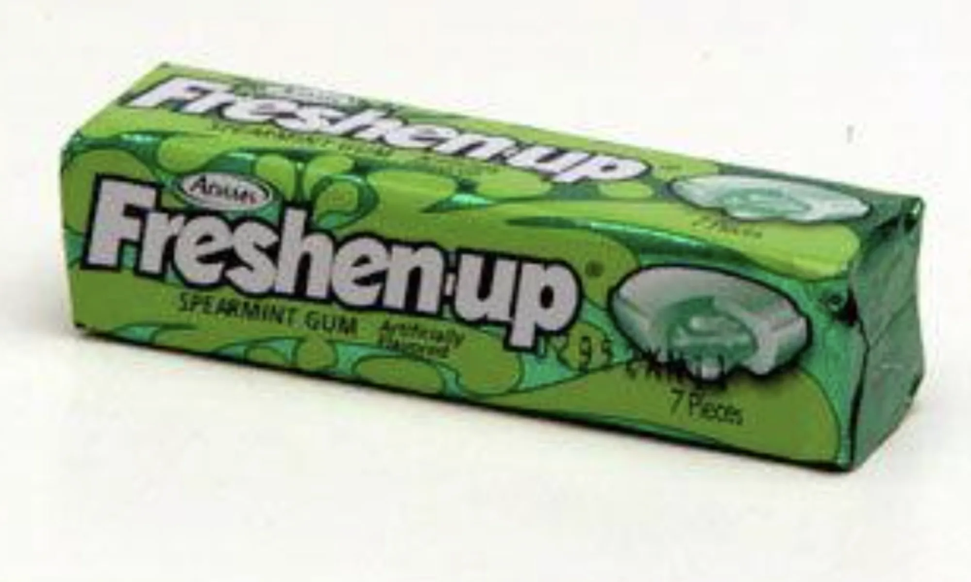 Vintage Freshen Up liquid center gum packaging