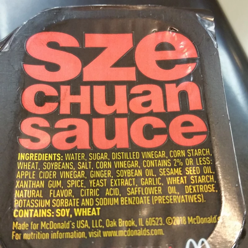 McDonald's Chicken McNuggets with Szechuan Sauce
