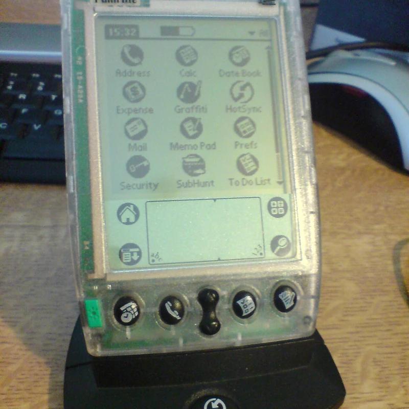 Palm PDA device