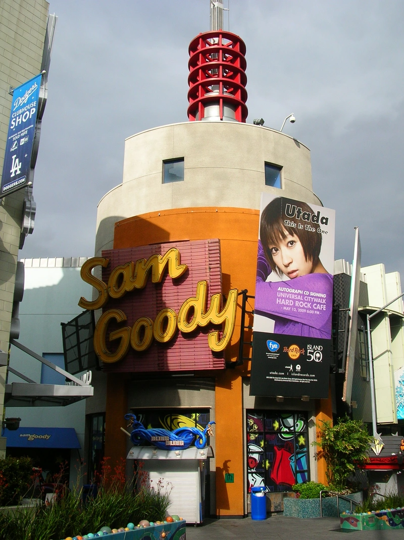 Sam Goody music store at Universal CityWalk Hollywood