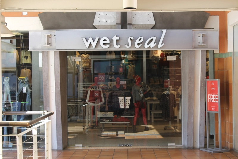 Wet Seal store front at Bayside Marketplace, Miami